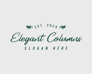 Elegant Foliage Garden logo design