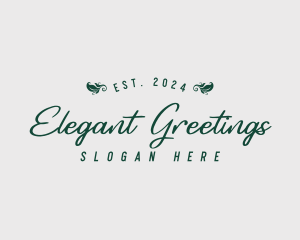 Elegant Foliage Garden logo design