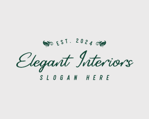 Elegant Foliage Garden logo design