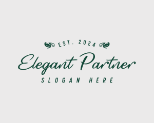 Elegant Foliage Garden logo design