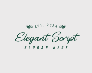 Elegant Foliage Garden logo design