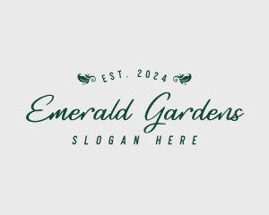 Elegant Foliage Garden logo design