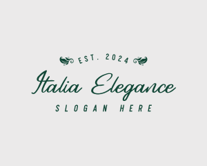 Elegant Foliage Garden logo design