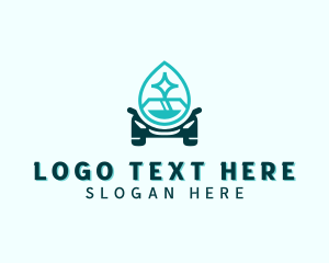 Cleaning - Car Cleaning Droplet logo design