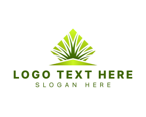 Gardening - Grass Lawn Landscaping logo design