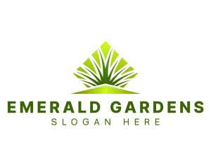 Grass Lawn Landscaping logo design