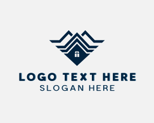 Roof - Home Window Roofing logo design