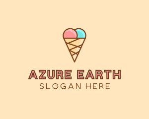 Sweet Ice Cream Cone  logo design