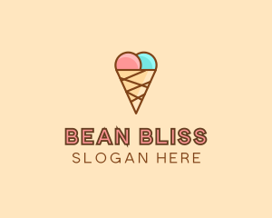 Sweet Ice Cream Cone  logo design