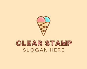 Sweet Ice Cream Cone  logo design