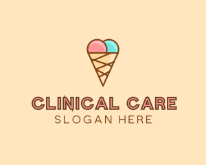 Sweet Ice Cream Cone  logo design