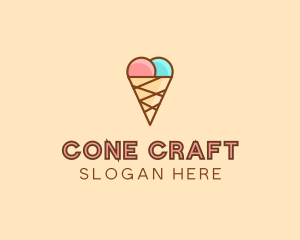 Cone - Sweet Ice Cream Cone logo design