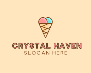 Sweet Ice Cream Cone  logo design