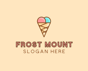 Sweet Ice Cream Cone  logo design