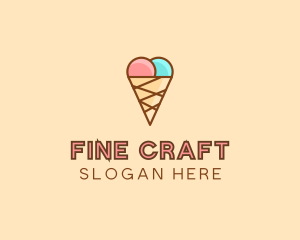 Sweet Ice Cream Cone  logo design