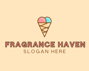 Sweet Ice Cream Cone  logo design