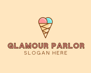 Sweet Ice Cream Cone  logo design