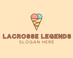 Sweet Ice Cream Cone  logo design