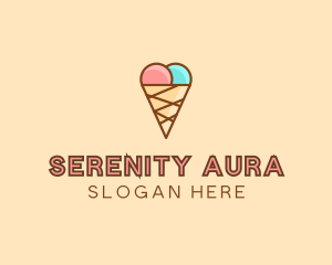 Sweet Ice Cream Cone  logo design