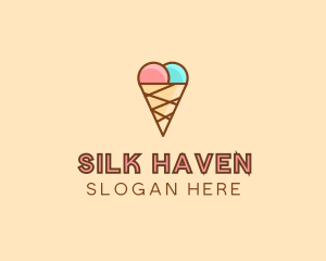 Sweet Ice Cream Cone  logo design