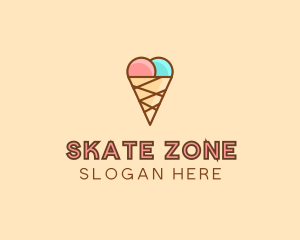 Sweet Ice Cream Cone  logo design