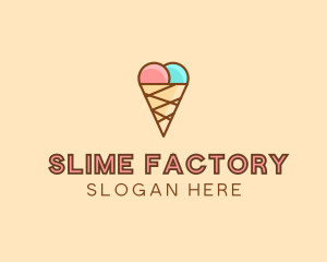 Sweet Ice Cream Cone  logo design