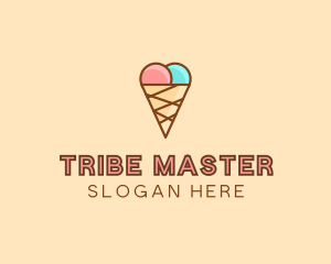 Sweet Ice Cream Cone  logo design