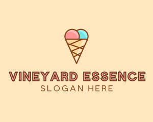 Sweet Ice Cream Cone  logo design