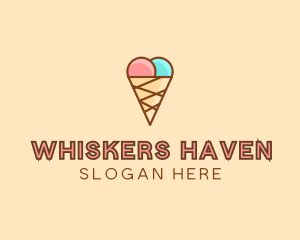 Sweet Ice Cream Cone  logo design