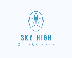 Airline Plane Aviation logo design