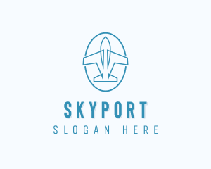 Airport - Airline Plane Aviation logo design