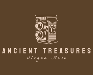 Retro Antique Camera logo design