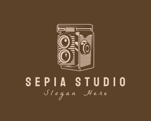 Retro Antique Camera logo design