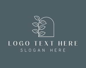 Plants - Salon Boutique Spa logo design