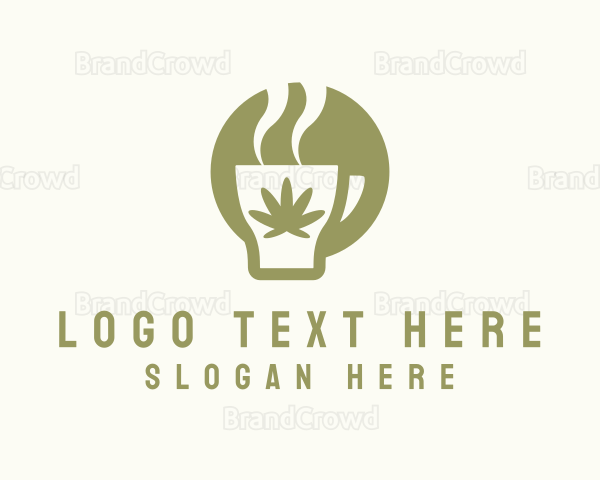 Marijuana Hot Cup Logo