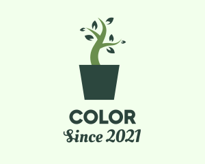 Environmental - Green House Plant logo design