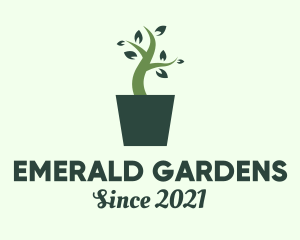 Green House Plant  logo design