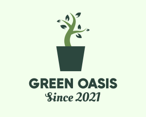 Green House Plant  logo design