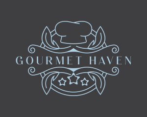 Premium Toque Restaurant logo design