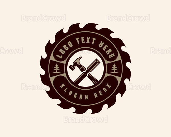 Handyman Woodworking Repair Logo