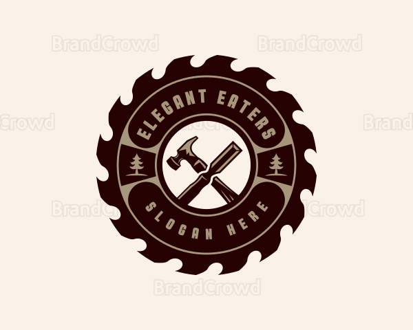 Handyman Woodworking Repair Logo