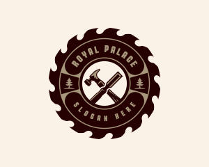 Handyman Woodworking Repair Logo