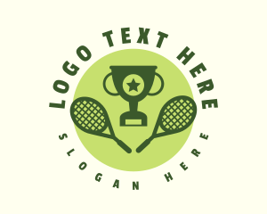 Tournament - Tennis Racket Tournament logo design