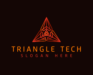 Triangle - Pyramid Tech Triangle logo design