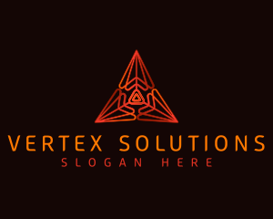 Triangle - Pyramid Tech Triangle logo design