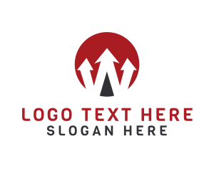 Graph - Marketing Letter W logo design