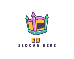 Fun Inflatable Castle logo design