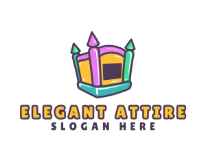 Fun Inflatable Castle logo design