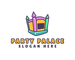 Fun Inflatable Castle logo design