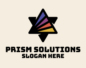 Prism - Sunset Prism Printing logo design